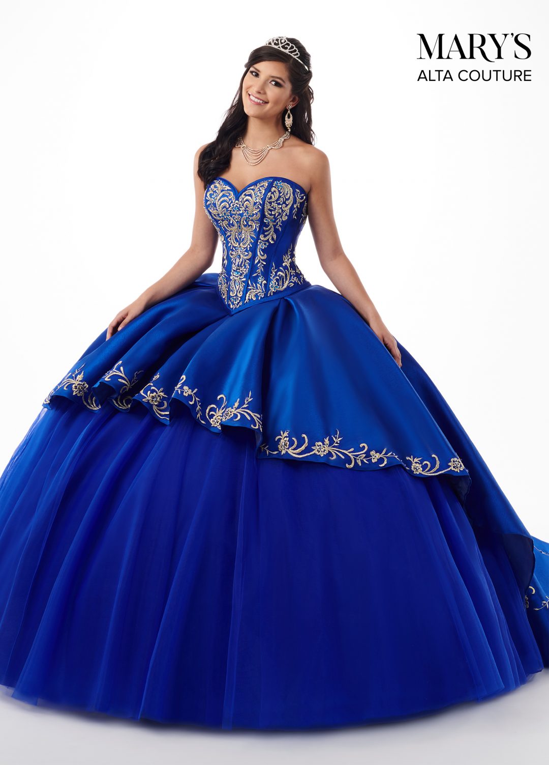 Embroidered Charro Two-Piece Quinceanera Dress - Toledoz Boutique